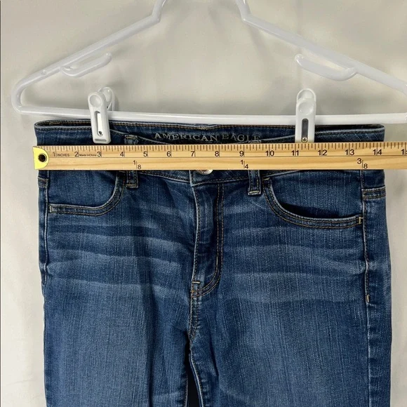 American Eagle - Women’s Jeans - Size 4 - High Rise Jegging Crop - Super Stretch - Picture 4 of 12